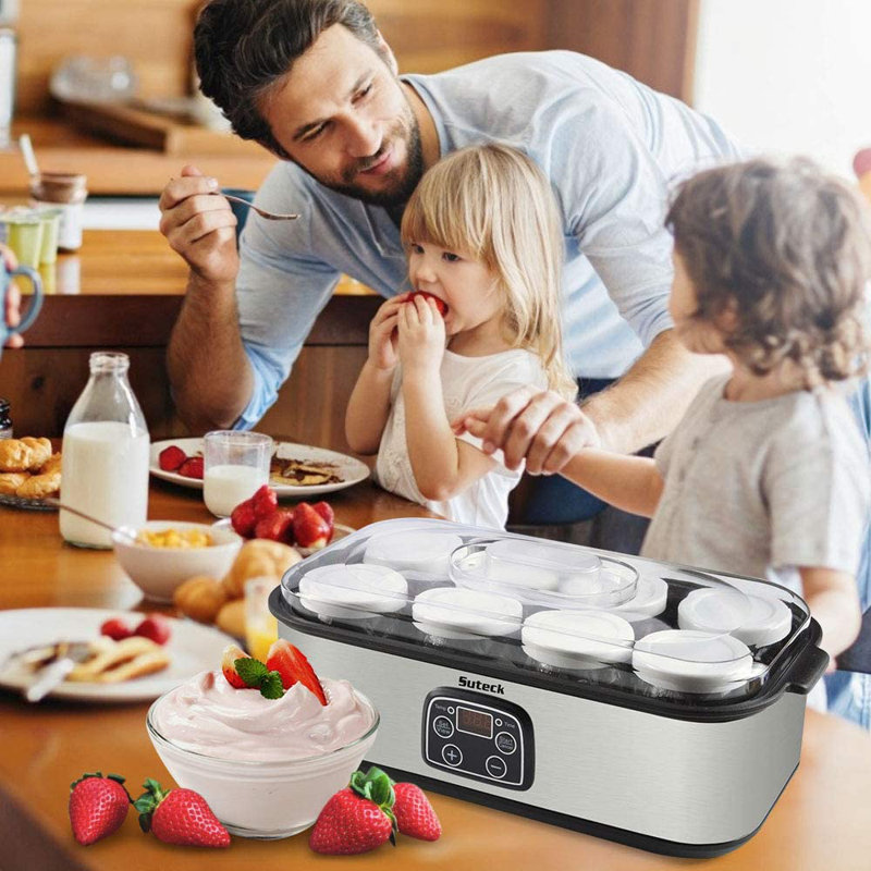 Suteck Yogurt Maker Automatic Digital Yoghurt Maker Machine & Reviews